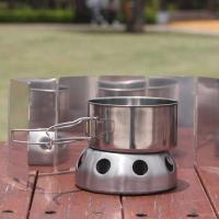 Mini estufa portátil de alcohol para acampar, mochilero, picnic, barbacoa - details 2