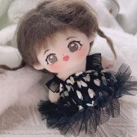 1 Juego de falda de princesa, ropa de muñeca de algodón de 10cm, accesorios de juguete, traje de muñeca de algodón, vestido Mini multicolor - details 10