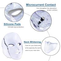 Máscara con Luz Led para Cuidado Facial, Mascarilla para Cara y Cuello, Dispositivo para Terapia Antiacné Blanqueamiento Rejuvenecimiento de la Piel, Máquina de Tratamiento con 7 Colores - details 2