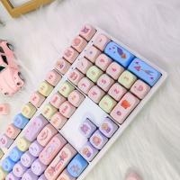 Angel girl keycap MOA altura PBT material sublimación caliente keycap lindo conjunto completo personalizado de keycaps（Teclado no incluido) - details 7