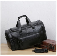 Bolsa de viaje, viaje de viaje de negocios de gran capacidad, mochila de mensajero portátil de hombro, impermeable de cuero. - details 15