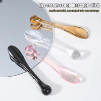 Aplicador de crema para ojos, rodillo de cuchara, palo de masaje transparente, espátulas cosméticas, mascarilla Facial antiarrugas, cuchara de plástico para el cuidado de la piel, 5 uds. - details 6