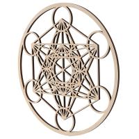Juego de Arte de pared de Geometría Sagrada, arte de pared de madera, escultura, decoraciones de pared para decoración del hogar, 3 piezas por juego - details 10