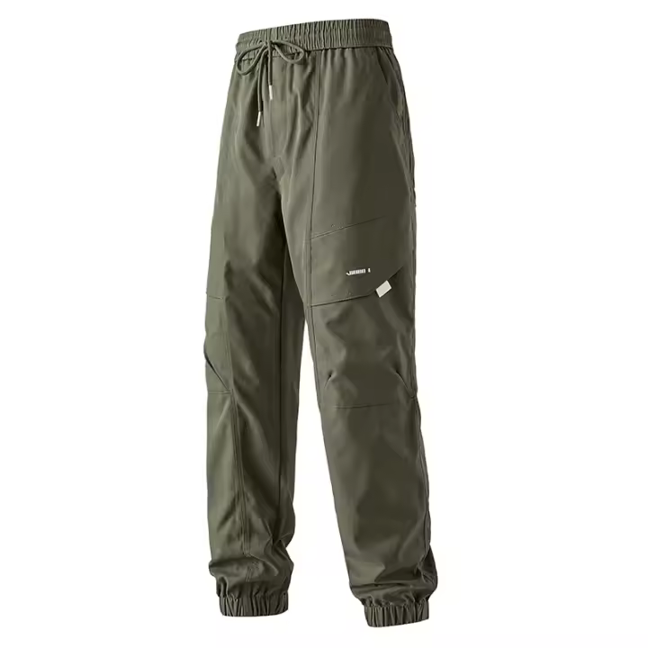 Pantalones Cargo para Hombres CHAIFENKO Estilo Retro de Primavera Otoño Material de Poliéster - 1