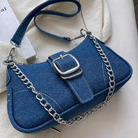 Bolso de Hombro Denim de Alta Calidad Bolso Messenger Retro para Mujeres - details 14