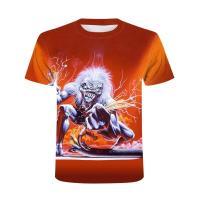 Camisetas con estampado 3d de talla grande para hombre y mujer, Rock Street, informal, Heavy Metal, deportes, secado rápido, transpirable - details 6