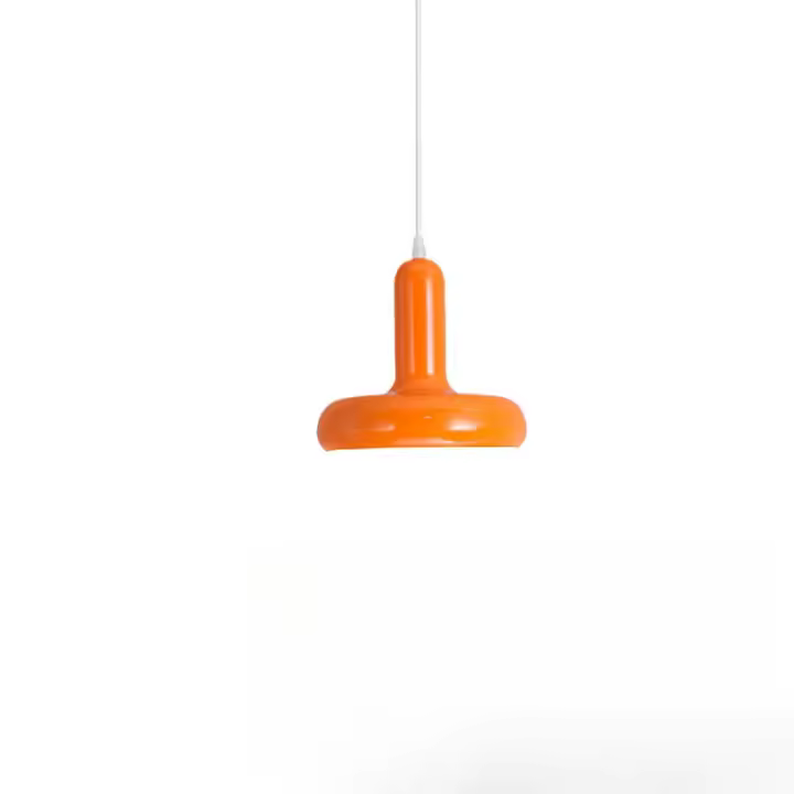 Lámpara colgante para cabecera, arte creativo con personalidad, candelabro de casa de estilo crema moderno Simple, dormitorio, seta, habitación de Hotel nórdica, Bar - 1