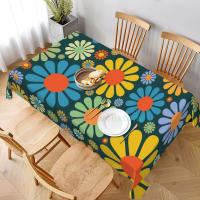 Mantel rectangular Hippie wer para fiesta, manteles impermeables para mesa de comedor, cocina, decoración del hogar - details 77