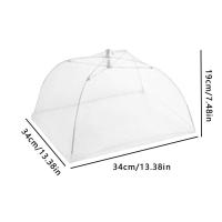 Cubierta de malla plegable para alimentos, tienda de campaña para el hogar, mesa de comedor, mostrador de cocina, alimentos, verduras, frutas, paraguas, transpirable, insectos - details 14