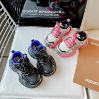 Zapatillas de deporte de moda para niños y niñas, zapatos deportivos informales versátiles, antideslizantes, suela gruesa suave, estilo coreano, novedad de otoño, 2024 - details 1