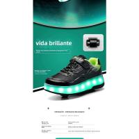 Zapatos Para Caminar Para Niños, Patines, Ruedas Invisibles Recargables, Adultos - details 1