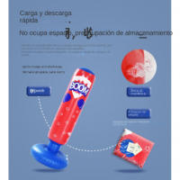 Saco de boxeo hinchable para niños, 160 cm, Ninja, kickboxing y aliviar la energía reprimida - details 7