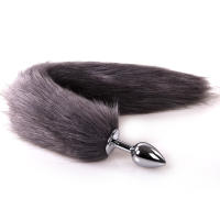 Juguetes sexuales, juguetes sexuales para adultos, utensilios para mujeres en el patio trasero, tapón anal de cola de zorro sexy - details 2