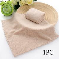 Toalla facial de terciopelo Coral de microfibra absorbente, toalla de mano cuadrada de alta densidad, toallitas de limpieza, secado rápido, suministros de pañuelo de limpieza - details 12