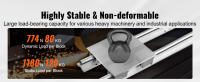 SucceBuy Juego de rieles de guía lineal, rieles de guía con bloques deslizantes, ideal para máquinas enrutadoras CNC y proyectos de bricolaje - details 1