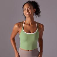 Ropa interior deportiva de realce para mujer, sujetador de Yoga para Fitness, gimnasio, entrenamiento, correr, camiseta sin mang - details 40