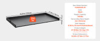 SucceBuy Encimera para lavadora y secadora, tapa de madera de 54" x 27", resistente al agua para organización y almacenamiento de lavandería, mejora el espacio y la funcionalidad - details 8
