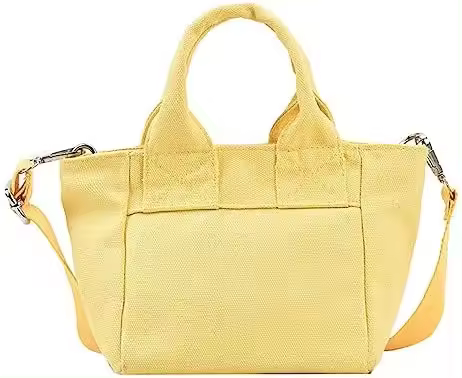 Bolso de mano de lona para mujer, pequeño bolso cruzado, lindo bolso de hombro, bolso informal, mini bolso de mensajero Hobo - 1