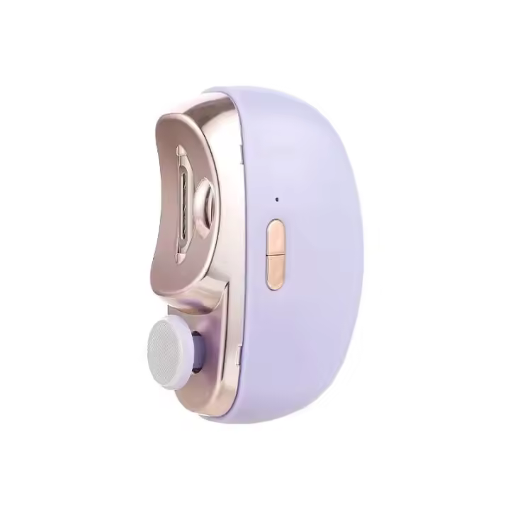 Cortauñas eléctrico 2 en 1, cortauñas antisalpicaduras para manicura, tijeras para dedos de los pies de bebé, herramientas para cortar uñas gruesas y pedicura - 1