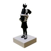 Estatua de Bomb Peace Girl de Banksy Escultura de Arte de Calle Figuras Modernas de Resina Decoración Creativa para el Hogar Regalos de Noveldad Empaque Simple - details 6
