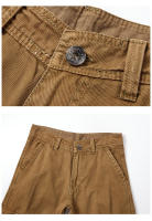 Pantalones cargo casuales para hombre, joggers atléticos, pantalones rectos sueltos de algodón - details 4