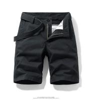 Pantalones Cortos de Verano para Hombre Bermudas Holgadas de Lujo, Color Caqui, Algodón 2023, Cargo Casual de Alta Calidad - details 6
