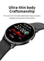 ZL02D reloj inteligente con Bluetooth, llamada, frecuencia cardíaca y detección de presión arterial, recordatorio de información, Modo deportivo - details 1