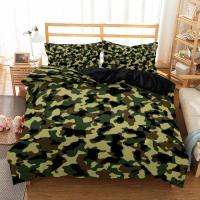 Juego de Ropa de Cama de Camuflaje 3D Cubierta de Edredón Suave con Funda de Almohada para Niño, Niña, Adulto Textil para el Hogar Cool - details 6