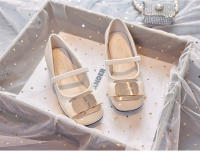 Nuevos zapatos de ballet de cabeza cuadrada francesa arco princesa tacón alto zapatos casuales solo - details 14