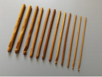 Juego de agujas de tejer con estuche, ganchos de ganchillo de bambú, 1 Juego - details 4