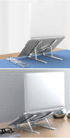 Soporte plegable para ordenador portátil, Base de refrigeración ajustable para Macbook Air Pro - details 8