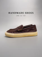 Cuero lavado al agua, primera capa de cuero de vaca, zapatos de hombre hechos a mano, estilo vintage. - details 20