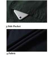 Chaqueta Bomber ligera para hombre, uniforme de béisbol a la moda para primavera y otoño, con Material de poliéster para el cuidado - details 8