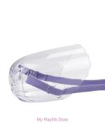 Bozal para gatos y perros, máscara protectora facial a prueba de mordeduras, para aseo, transpirable, bozal de PVC transparente - details 1