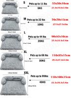 Sofá cama S-XXL para mascotas, cama calmante para perros, nido cálido, lavable, suave, Protector de muebles, manta para gatos, sofá cama para perros grandes - details 0