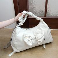 Bolsa de gimnasio deportiva con diseño de lazo coreano, bolsa de transporte ligera para esterilla de Yoga de gran capacidad, bolsa de viaje impermeable para entrenamiento físico para mujer - details 12