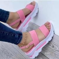 Sandalias de tacón de cuña de verano para mujer - details 2