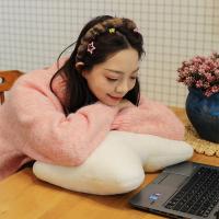 Creative Plush Bow Pillow Cute Solid Color Bow Throw Pillows Stuffed Waist Support Bowknot Waist Pillows for Car Interior - details 15