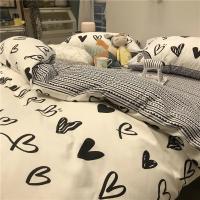 Juego de Ropa de Cama con Sábana y Funda de Edredón de Lino para 2 Personas Tamaño King 220x240 Euro Ideal para Colchón y Extensión de Cama - details 2