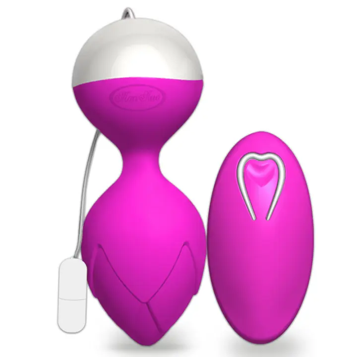 Bola de Kegel vibración de carga inalámbrica huevo de salto silencioso productos sexuales para adultos - 1