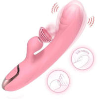 Juguete de sexo del vibrador del conejo de succión del clítoris de 12 velocidades poderoso para las mujeres lamendo el estimulador del clítoris del punto G R del motor doble USB de carga - details 1