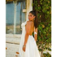 Vestido Largo Sexy y Elegante con Escote en V Profundo para Mujer Vestido de Fiesta de Verano con Tiras Ropa de Playa 2024 - details 44