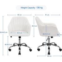 Silla de Oficina Ergonómica Reclinable Ruedas Giratorias 360° Ajustable en Altura - details 4