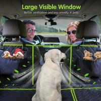 Funda mejorada 6 en 1 para el asiento trasero del perro, hamaca 100% impermeable para el coche con ventana de malla. - details 2