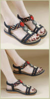 SIKETU-Sandalias de PU para mujer, suaves y transpirables, estilo bohemio para verano y playa - details 10