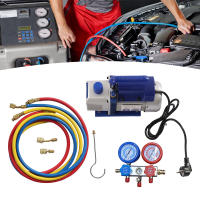 Colector de calibre de aire acondicionado de CA + Kit de herramientas de bomba de vacío 3CFM HVAC Kit 220V VK125 para la reparación de aires acondicionados - details 0
