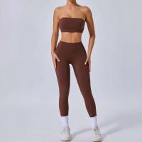 Conjunto Gym 2024, Entrenamiento Deportivo Mujer Yoga Vestido Azul, Café, Azul Marino, Negro, Nuevo - details 20
