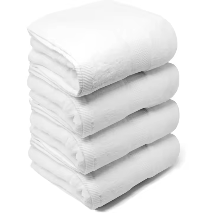 Juego de Toallas de Baño de Algodón Premium 4 Piezas, 90x170, Extra Suaves, Absorbentes y Resistentes - 1