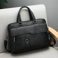 Bolsa De Hombro Para Oficina De Gran Capacidad Con Múltiples Bolsillos Resistente Al Agua Para Hombres Bolsa Bandolera Para Laptop Bolso De Negocios Para Comunicación - details 10