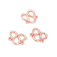Cierre de latón color oro de 18K en forma de S y M para pulseras y collares, suministros para la fabricación de joyería, accesorios para bricolaje. - details 42